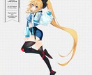 Vtuber/うちの子/TRPG全身立ち絵描きます うちの子デザイン、VTuberキービジュ、TRPG立ち絵に！ イメージ8
