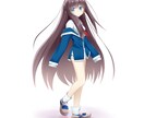立ち絵やバストアップイラスト描きます ゲームや同人、SNSで使える立ち絵やバストアップイラスト イメージ2