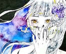 歌ってみた用のオリジナルサムネを描きます アナログで差別化必須⭐︎SNSでの宣伝サービスもします！ イメージ3