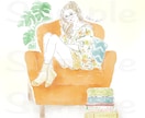商用◎綺麗で女性らしい手描きイラストお描きします 挿絵、アイコン、商品イラスト等に❇︎ イメージ5