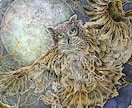 高密度描き込み　和風動物イラスト制作します 和・神秘的な絵柄　TRPGにもおすすめ イメージ2
