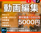動画編集いたします ママ編集者が優しく丁寧に対応いたします イメージ1