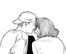 おしゃれなモノトーンイラスト作成します SNSや待ち受けに！超おしゃれなモノトーンイラスト★ イメージ5