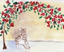 素敵な猫ちゃんのワンちゃんイラスト描きます (=^ェ^=)あなたのペットさんのイラスト描きます！ イメージ5