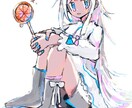 女性のイラストを描きます アイコンか一枚絵を描きます！！ イメージ1