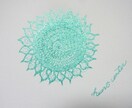 ハートの御座・あなたのハートセンターを絵にします あなたの心の中心に咲く輝くお花✨ イメージ2