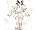 オシャレで可愛い絵を描きます 服のデザインが得意です！動物や食べ物なども得意です！ イメージ3