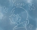 最短即日！アイコンやヘッダーなどに使えます 独特な世界観で彩るシンプルでかわいい、ゆるいイラスト イメージ1