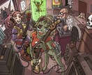 ロボット、ポップな人物ミリタリー系イラスト描きます ポップで親しみやすく、音楽のmvやsnsアイコンにも! イメージ2