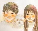 お手頃価格！！シンプルで可愛い似顔絵描きます プレゼントにも大人気♡気軽に飾れるやさしいタッチ♡ イメージ4