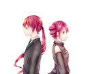 配信・SNSアイコン・MV用イラスト描きます 歌ってみた・ヘッダー・一枚絵、キャラデザ等ご相談ください。 イメージ8