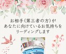 気になるお相手のお気持ちをリーディング致します あなたの好きな人、恋人、ご家族、同僚...心を読み解きます＊ イメージ1