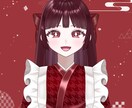 表情差分9種付き！着物メイド女の子販売いたします 【値下げ】最短即日納品！すぐにご使用いただけます イメージ9