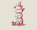 赤ちゃんや小さいお子様、ペットのイラスト描きます デフォルメ風のかわいいイラストです。 イメージ3