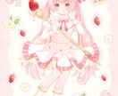 きゅんきゅん♡甘くて可愛い女の子イラスト描きます ふんわりとしたパステル調の優しい色使いのイラストです！ イメージ2