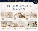 EC・D2Cに特化！インスタグラム運用をいたします 美容・コスメ・アパレル・アクセサリー・雑貨・食品…に対応！ イメージ4
