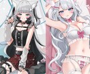 商用利用可能な1枚絵を制作します IRIAMライバーさんやvtuberさんにおすすめ！ イメージ2