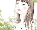 きれいな女の子描きます お写真を元に透明感あるオシャレな女の子データ制作します。 イメージ1