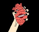 怖いイラスト作成いたします アイコン等お使い頂ける怖い画像作成いたします。 イメージ7