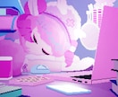 配信のOP・EDに！ドット絵アニメーション描きます 10秒ほどのドットアニメ！Vtuber様の配信やMVに！ イメージ13