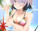 安い価格で萌え系キャラクターイラスト描きます キャラクターイラストを描きます！女の子キャラ限定(_ _) イメージ9