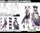企業実績有‼️可愛い立ち絵一枚絵キャラデザできます 少年少女の絵はお任せください！！ イメージ2