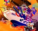 リアルからポップまで乗り物＋人物等描きます バイク・車などを幅広い絵柄で、人物や背景との組み合わせも可 イメージ8