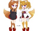 オリジナルキャラクターの立ち絵や設定図を描きます ご自身の創作されたキャラクターをはっきりとさせたい方に。 イメージ1