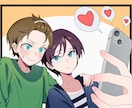 ワンシーンのようなイラストを描きます アニメ好き、ストーリー性のある絵が好きな人向けです イメージ6