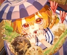アップにしても可愛い、POPな女の子を描きます 商用利用可！可愛い女の子のイラストを提供できます！ イメージ1