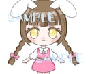 ２頭身のミニキャラ全身をお描きします 女の子のイラストが得意ですっ！ イメージ4