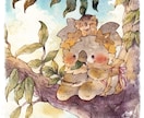 可愛い動物キャラクター、アイコンお描きします 水彩イラストでふんわり絵に仕上げます イメージ6