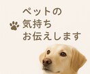 ペットの気持ちをあなたにお伝えします 大切な家族の声に寄り添い、安心をお届けします イメージ1