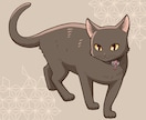 商用OK！ポップでかわいい動物のイラスト描きます アイコン・グッズなどに！デフォルメやリアルもご相談ください。 イメージ5