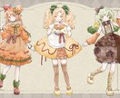 キャラクターイラスト描きます 〇動画・グッズ・SNS用・キャラデザなど！〇 イメージ8