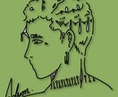 イラスト・似顔絵(アイコン用など)描きます あなたの雰囲気を★模様★にプラスして描きます！★最短1日★ イメージ3