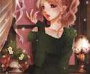 レトロおしゃれなガールズイラスト制作致します あなただけの可愛いGIRLsお描きします♡ イメージ4