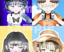 商用込みちびキャラアイコンを作成します 【初回限定価格】スピーディーで光沢感のあるイラストアイコン イメージ1