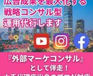 広告成果を最大化する戦略コンサル型運用代行します 『外部マーケコンサル』として伴走！大手代理店出身のプロが対応 イメージ1