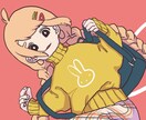 SNS用アイコンなどにオススメ☆デフォルメ描きます 2.3等身のミニキャラも可能です！お気軽にご相談下さい！ イメージ2