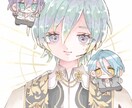 イラスト、キンブレシート制作します オリジナル、二次創作、夢絵など幅広く対応します！ イメージ3