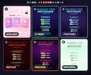 VTuber向け配信オーバーレイを作成します Live2D・OBS対応！VTuber活動をもっと豊かに！ イメージ2