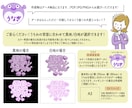 立体で可愛い！推しの名前うちわデザイン作成します モチーフを推しの名前に組み込んで可愛い立体的な文字に！ イメージ4