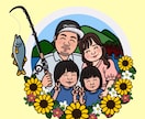 ほっこり可愛いポップな似顔絵描きます その人らしさを大切に笑顔になれる似顔絵をお描きします イメージ4