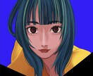 アナタのお写真をビビットな似顔絵イラストにします SNSのアイコンやホーム画面、プレゼントや名刺などに！！ イメージ2