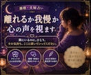 離婚・夫婦占い｜離れるか我慢か 鑑定します 隣にいるのに、ひとり。その気持ち、ここに置いていってください イメージ1