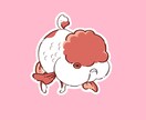 ゆるい絵を描きます 動物や食べ物などのいろいろなゆるゆるを描きます イメージ6