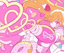 商用利用可能！かわいいMVイラストお描きします Youtube、歌ってみた、活動、動画、サムネイルなどに！ イメージ2