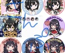 ミニキャラアイコンイラスト描きます SNS等にデフォルメキャラのイラストアイコン作成いたします イメージ1