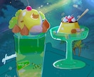 レトロ　ポップ　エモい　。イラスト。描きます 青春の1ページのようなエモい・可愛い！イラスト描けます！ イメージ6